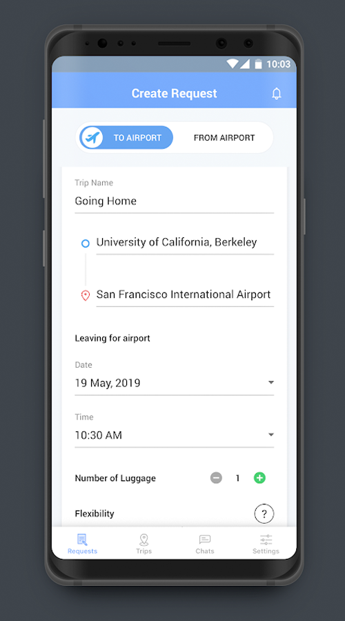 Campus Pool - Ride Sharing App screenshot 1